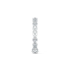 10K Gold Semi Mount Bracelet Setting Heart HT 4X4mm Moissanite Accent DHJ