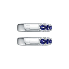 Platinum Semi Mount Earrings Setting Round Ro 3x3mm Syz Jewelry