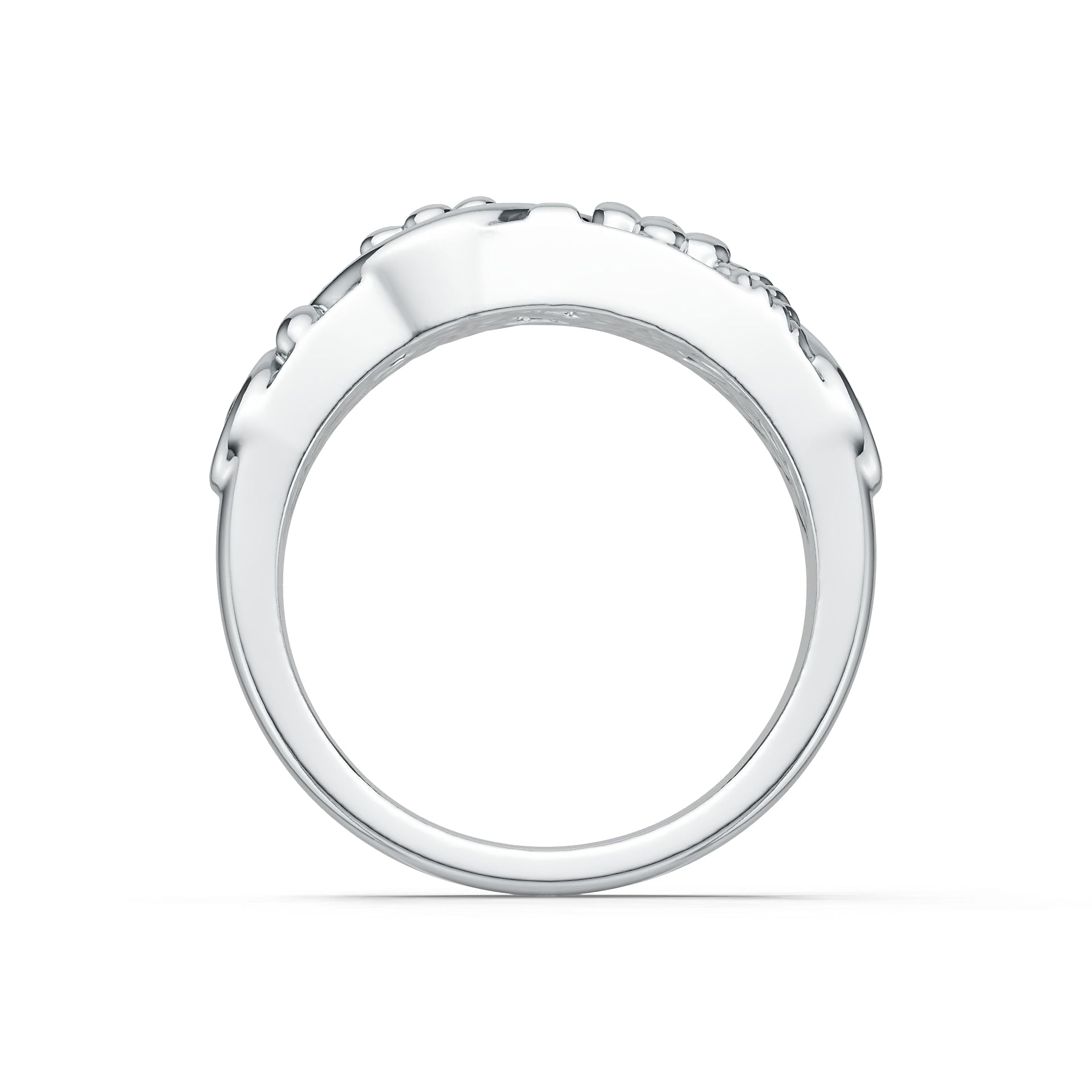 18K Gold Semi Mount Ring Setting Round Ro Syz Jewelry