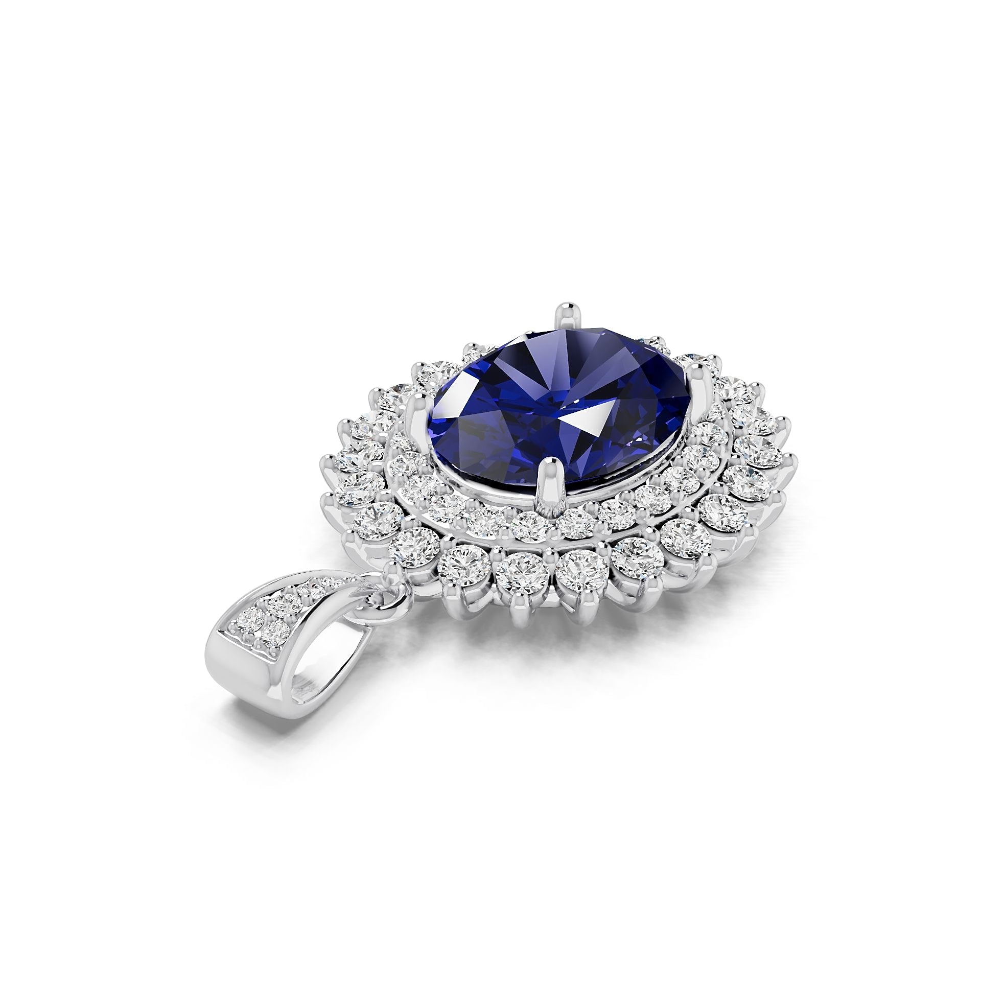 Sterling Silver Semi Mount Pendant Setting Oval OV 11X9mm Syzjewelry