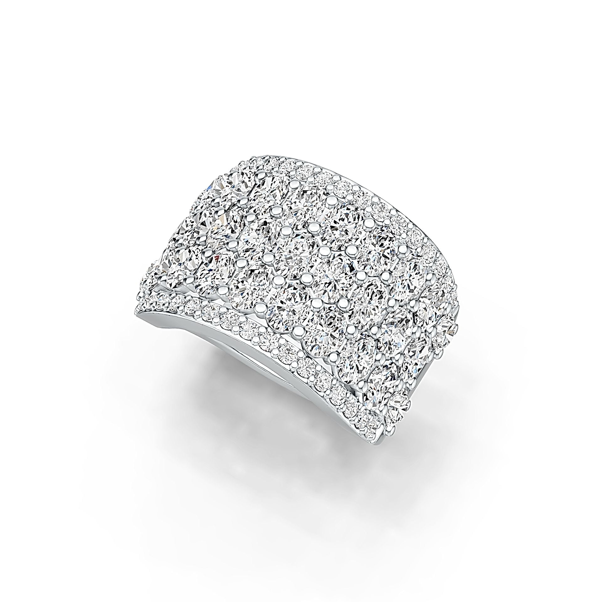 Sterling Silver Semi Mount Ring Setting Oval OV 4X3mm with White Topaz - Syzjewelry