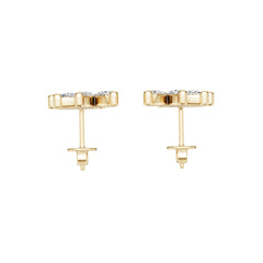 14K Gold Semi Mount Earrings Setting Marquise Ma 5x2mm Syz Jewelry