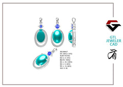 18K Gold Jewelry 1 Diamond Accent DHJ