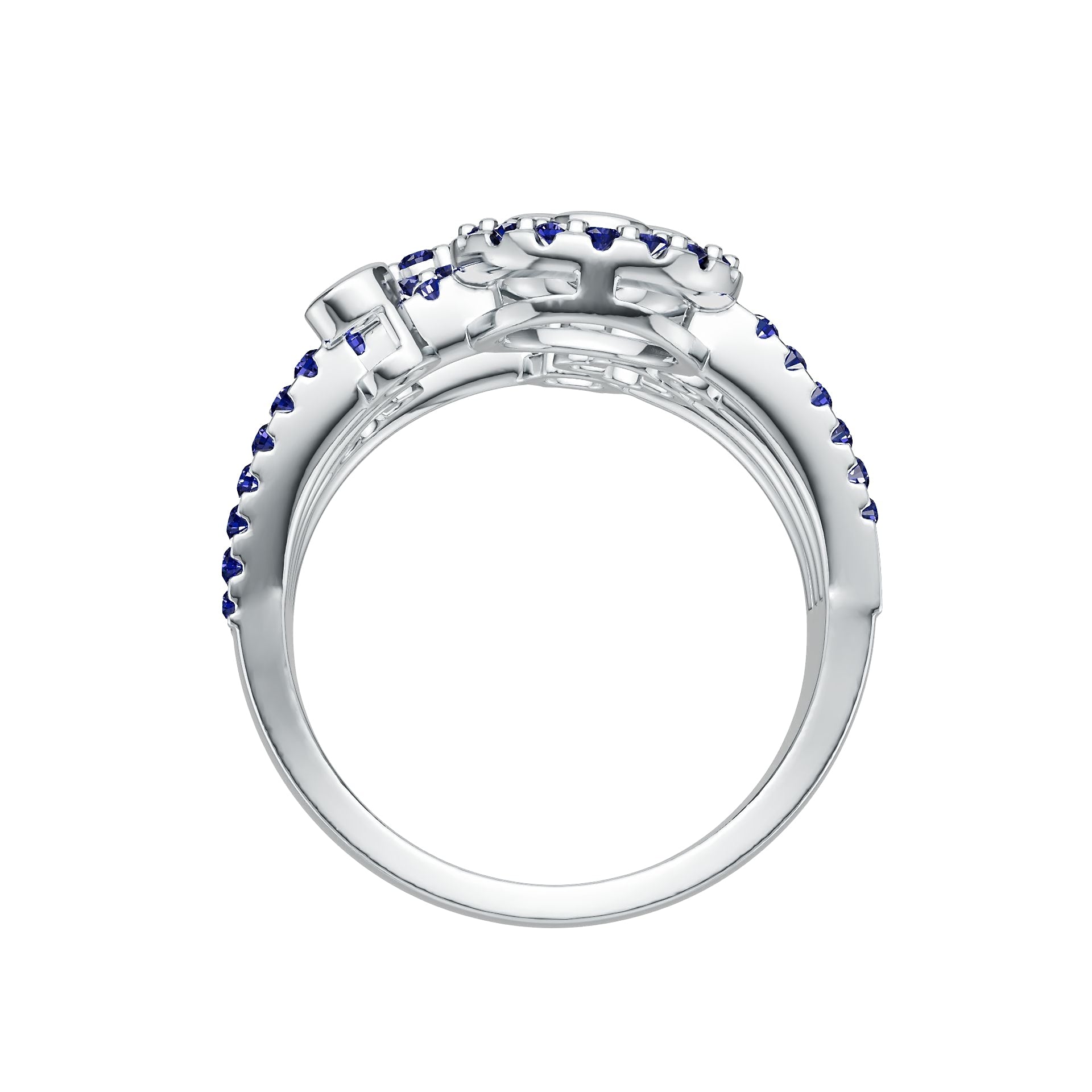14K Gold Semi Mount Ring Setting Round Ro Syz Jewelry