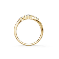 Platinum Semi Mount Ring Setting Round Ro 3x3mm Syz Jewelry