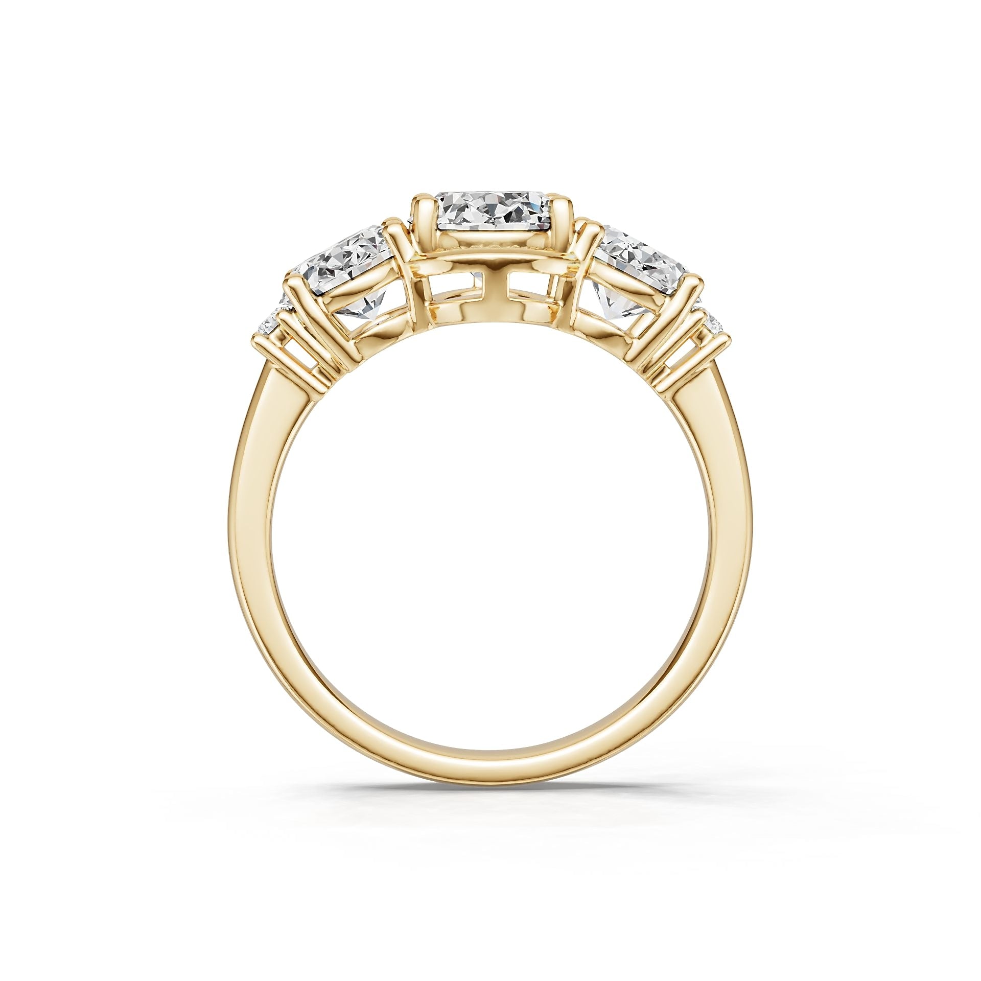 10K Gold Semi Mount Ring Setting Oval Ov 10x8mm Syz Jewelry