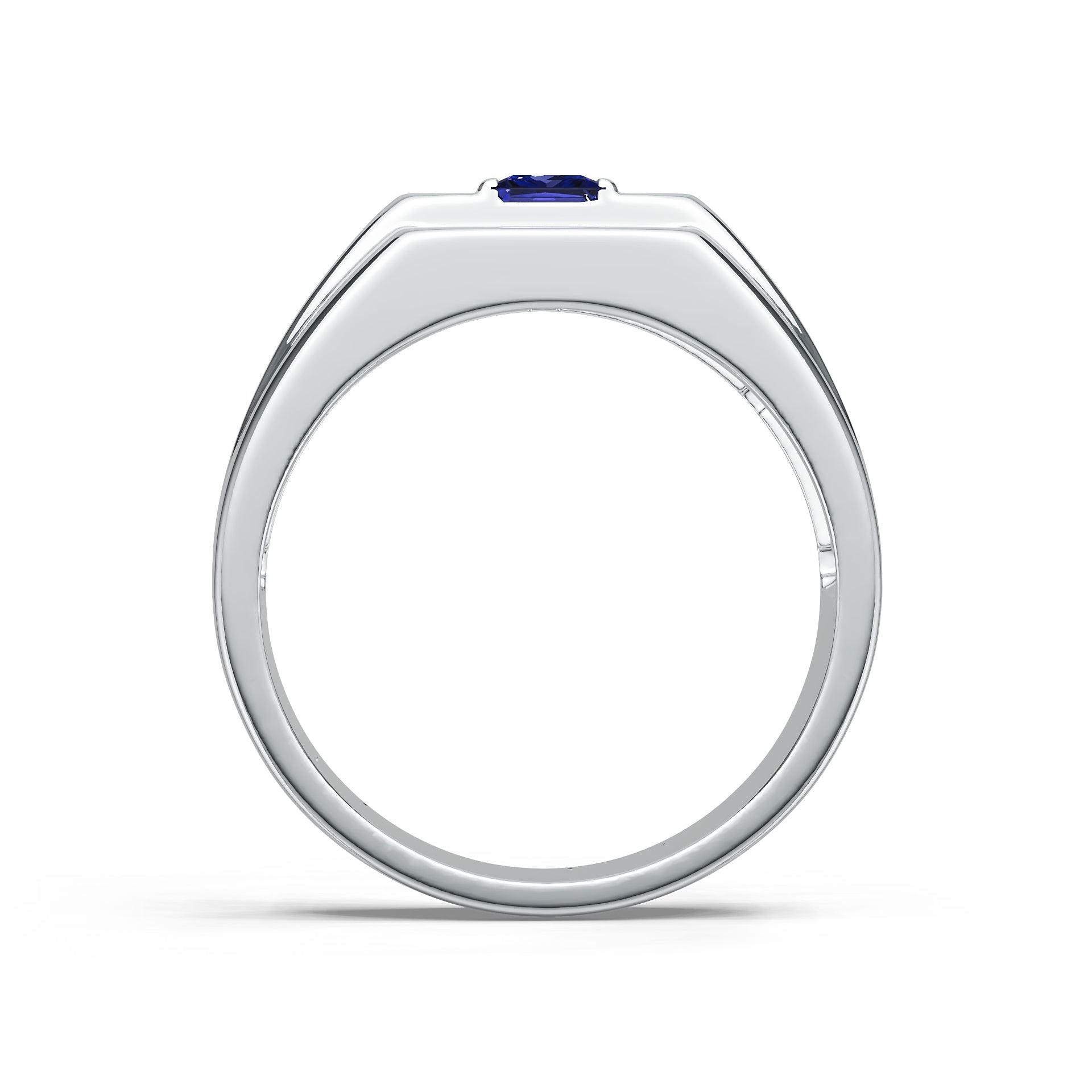 Sterling Silver Semi Mount Ring Setting Round Rd 4x4mm Diamond Accent DHJ