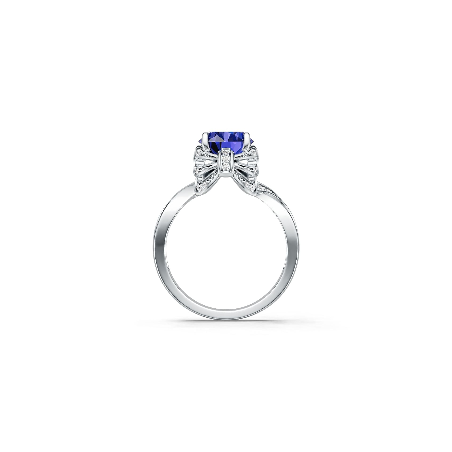 Sterling Silver Semi Mount Ring Setting Oval Ov 10x8mm Diamond Accent Syzjewelry