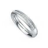 Sterling Silver Semi Mount Ring Setting Round RD 1.6mm DHJ