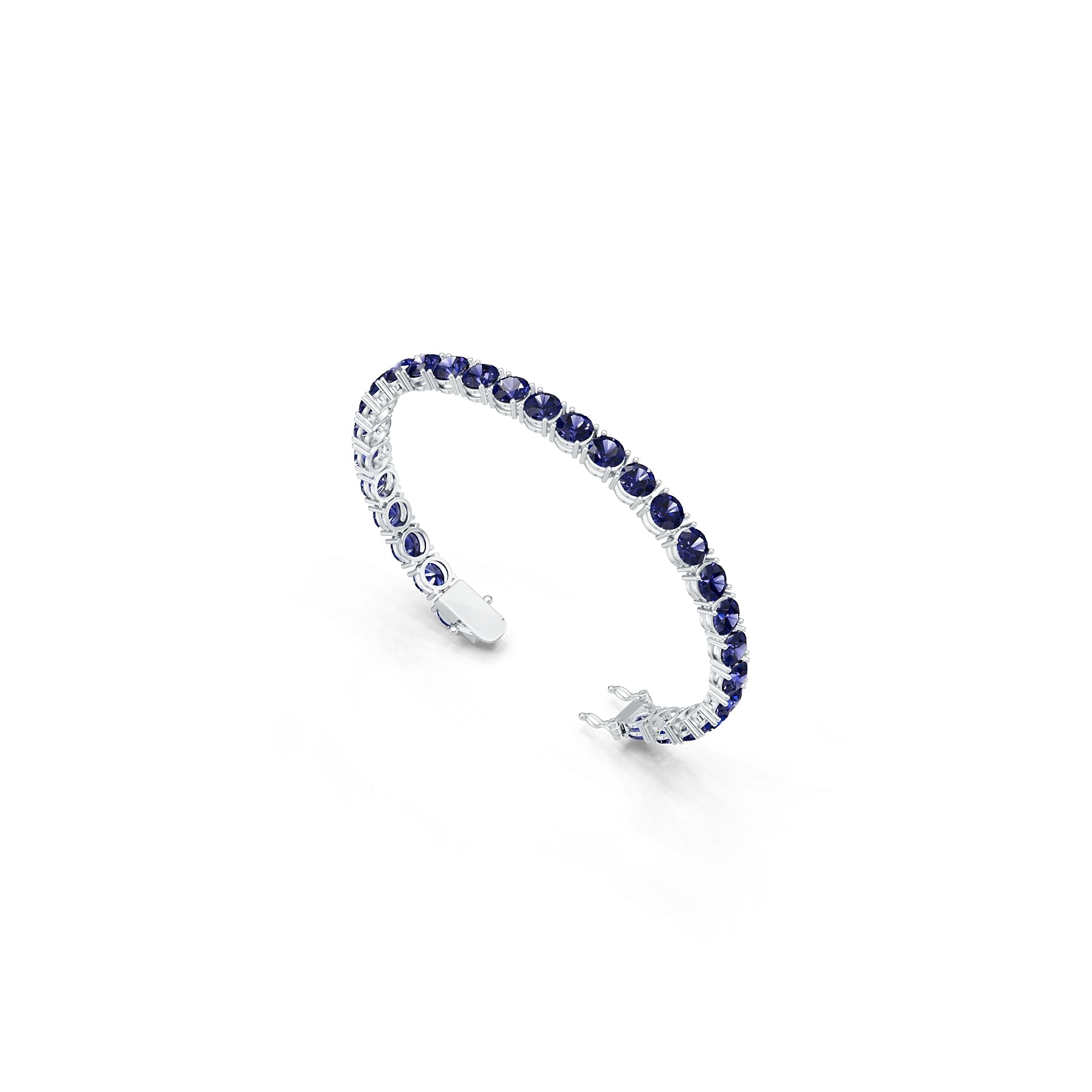 Sterling Silver Tennis Bracelet Semi Mount Setting Round RD 6x6mm Syzjewelry