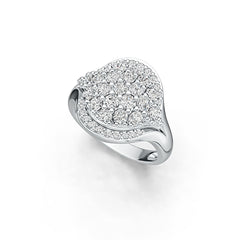 Sterling Silver Semi Mount Ring Setting Round RD 2.5mm DHJ