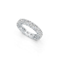 Sterling Silver Semi Mount Ring Setting Cushion CU 4X4mm 17-Stones DHJ
