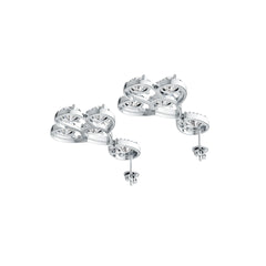Sterling Silver Semi Mount Earrings Setting Round RD 6x6mm DHJ