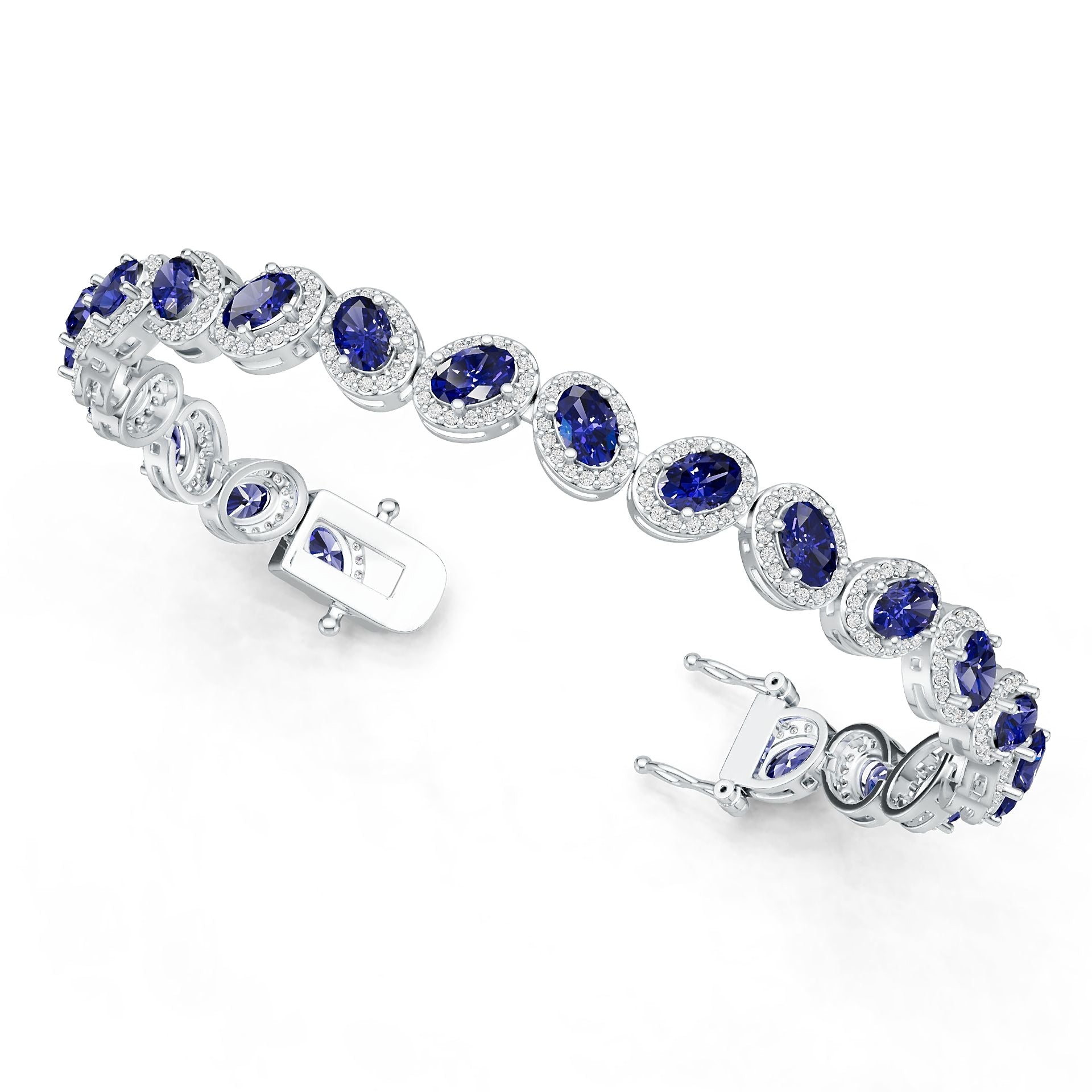 10K Gold Semi Mount Bracelet Setting Oval Ov 6x4mm Syz Jewelry