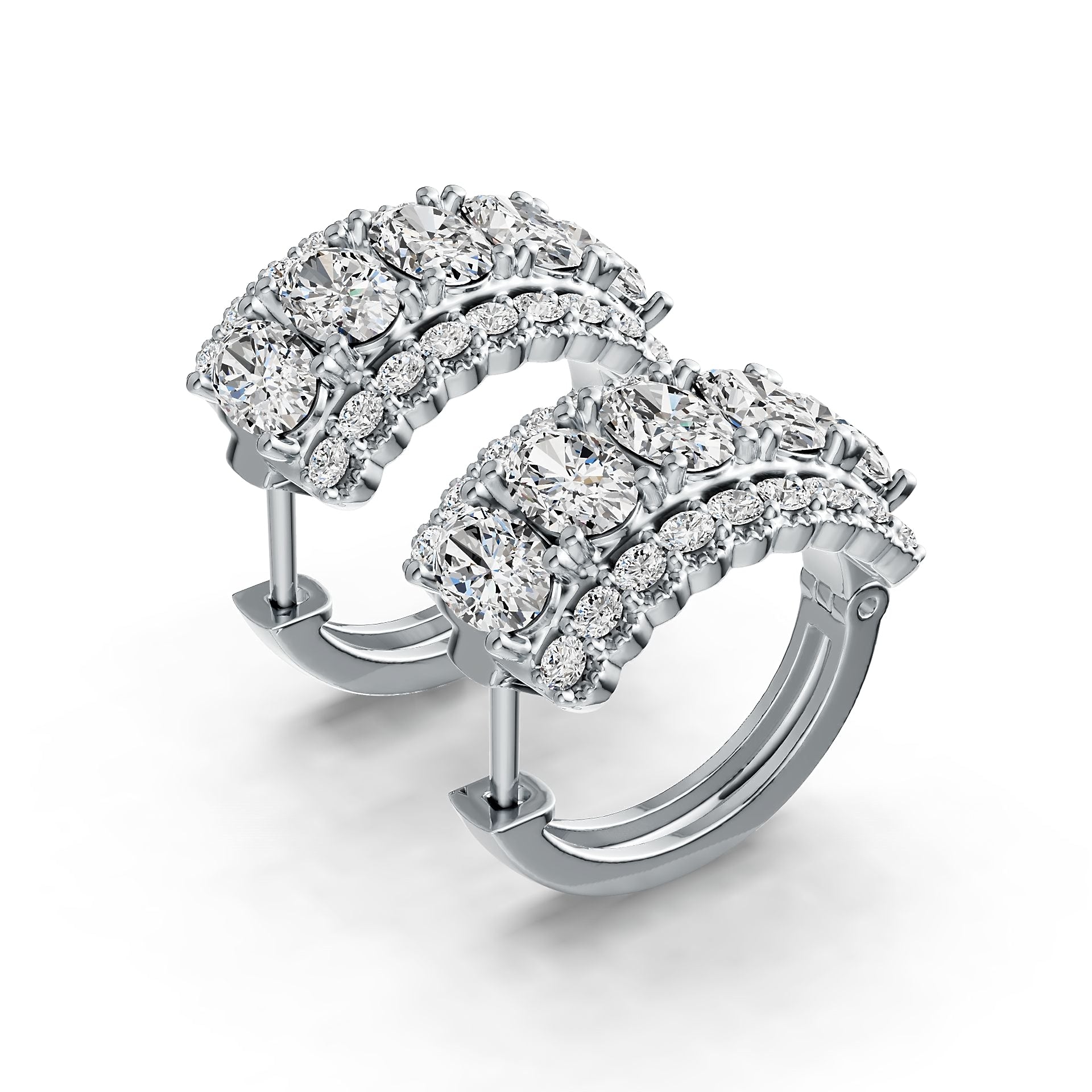 Sterling Silver Semi Mount Earrings Setting Oval OV 6x4mm Syzjewelry