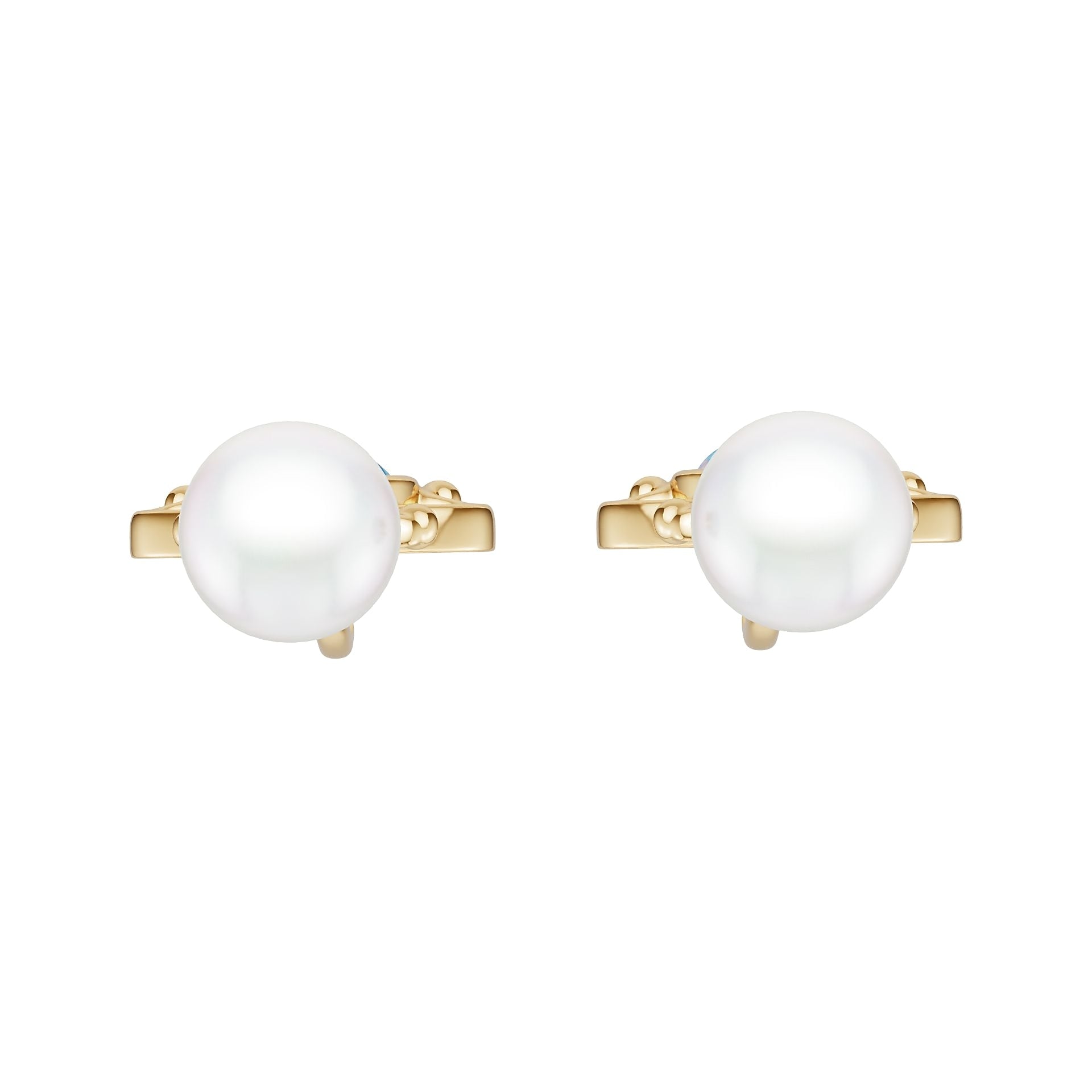 10K Gold Semi Mount Earrings Setting Round Ro 85x8mm Syz Jewelry
