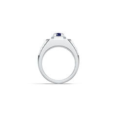 Men's Sterling Silver Semi Mount Ring Setting Oval OV 7x5mm Syzjewelry