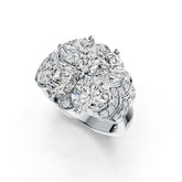 Sterling Silver Semi Mount Ring Setting Heart HT 7X7mm DHJ