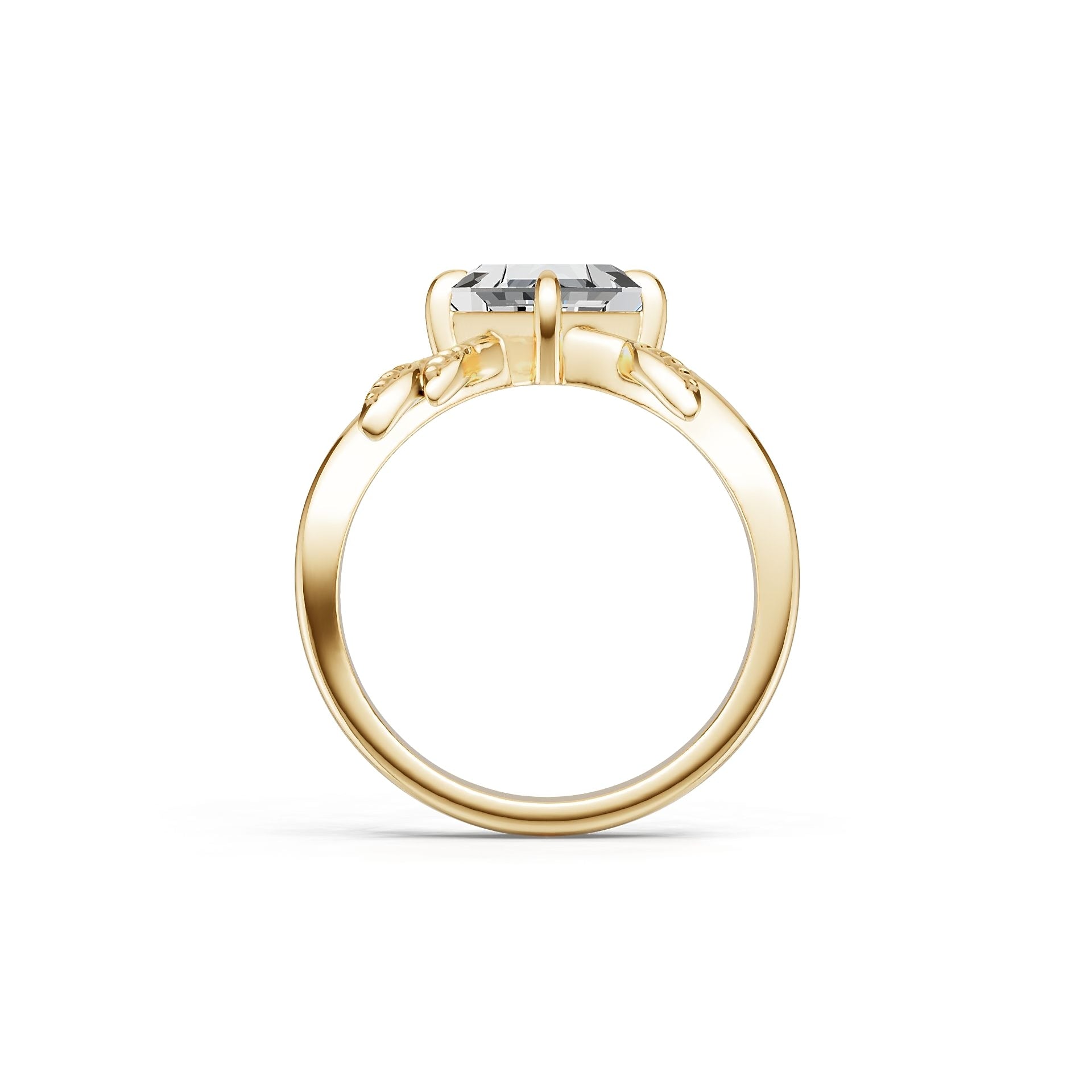 Sterling Silver Semi Mount Ring Setting Princess PR 6X6mm Syzjewelry