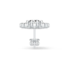 10K Gold Semi Mount Earrings Setting Oval OV 7X5mm DHJ
