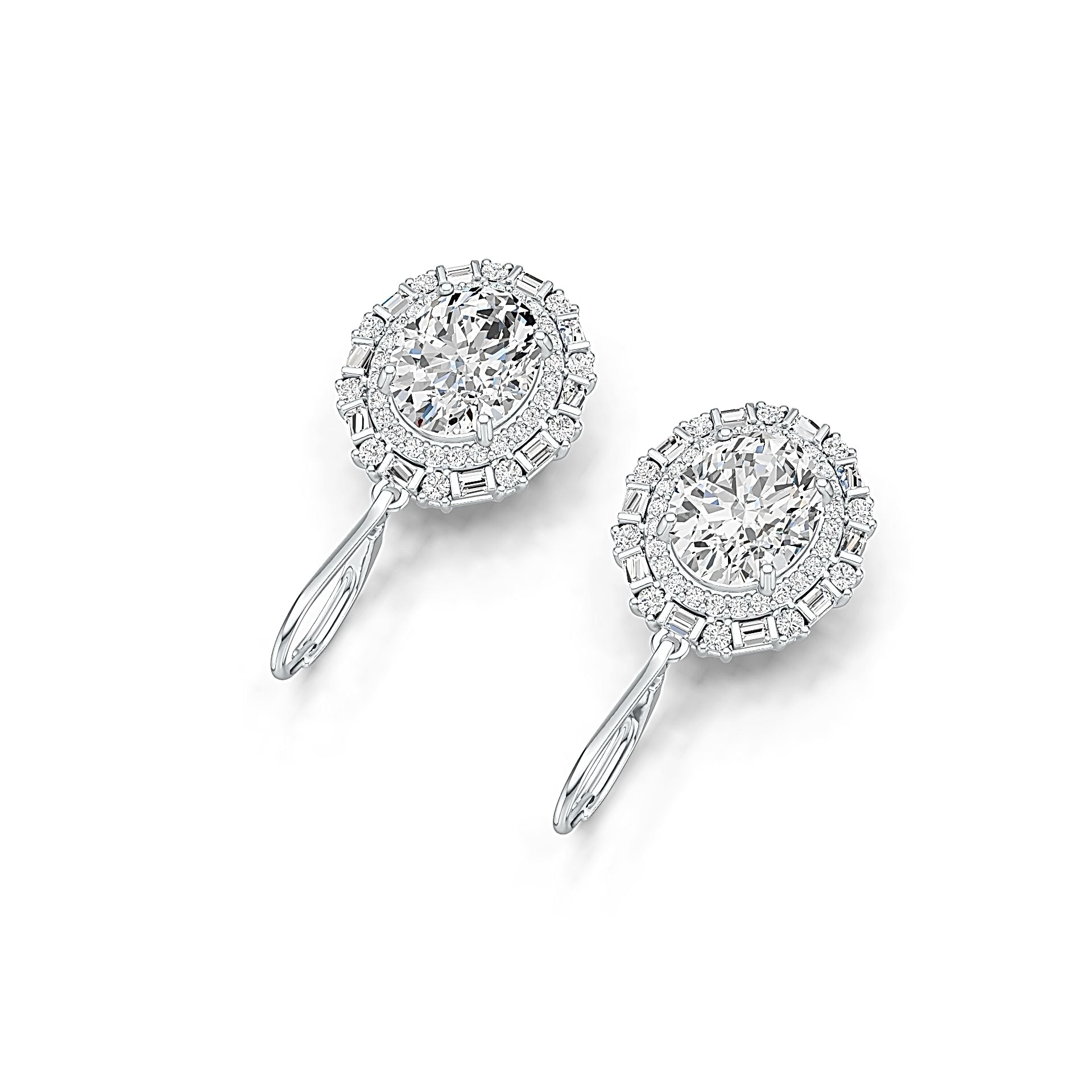 Sterling Silver Semi Mount Earrings Setting Syzjewelry