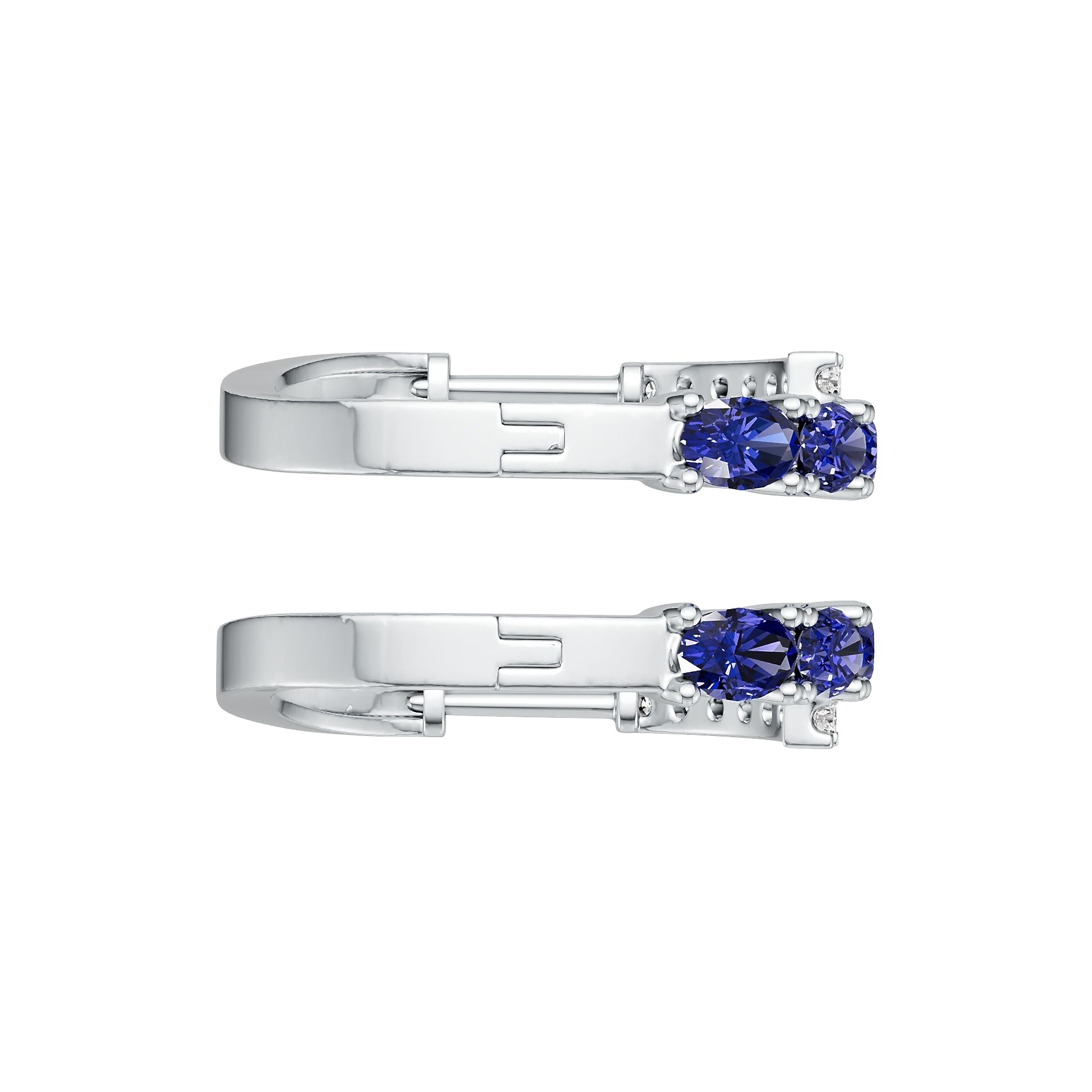 10K Gold Semi Mount Earrings Setting Oval Ov 5x3mm Syz Jewelry