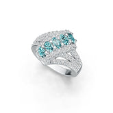 Sterling Silver Semi Mount Ring Setting Oval OV 5x3mm DHJ