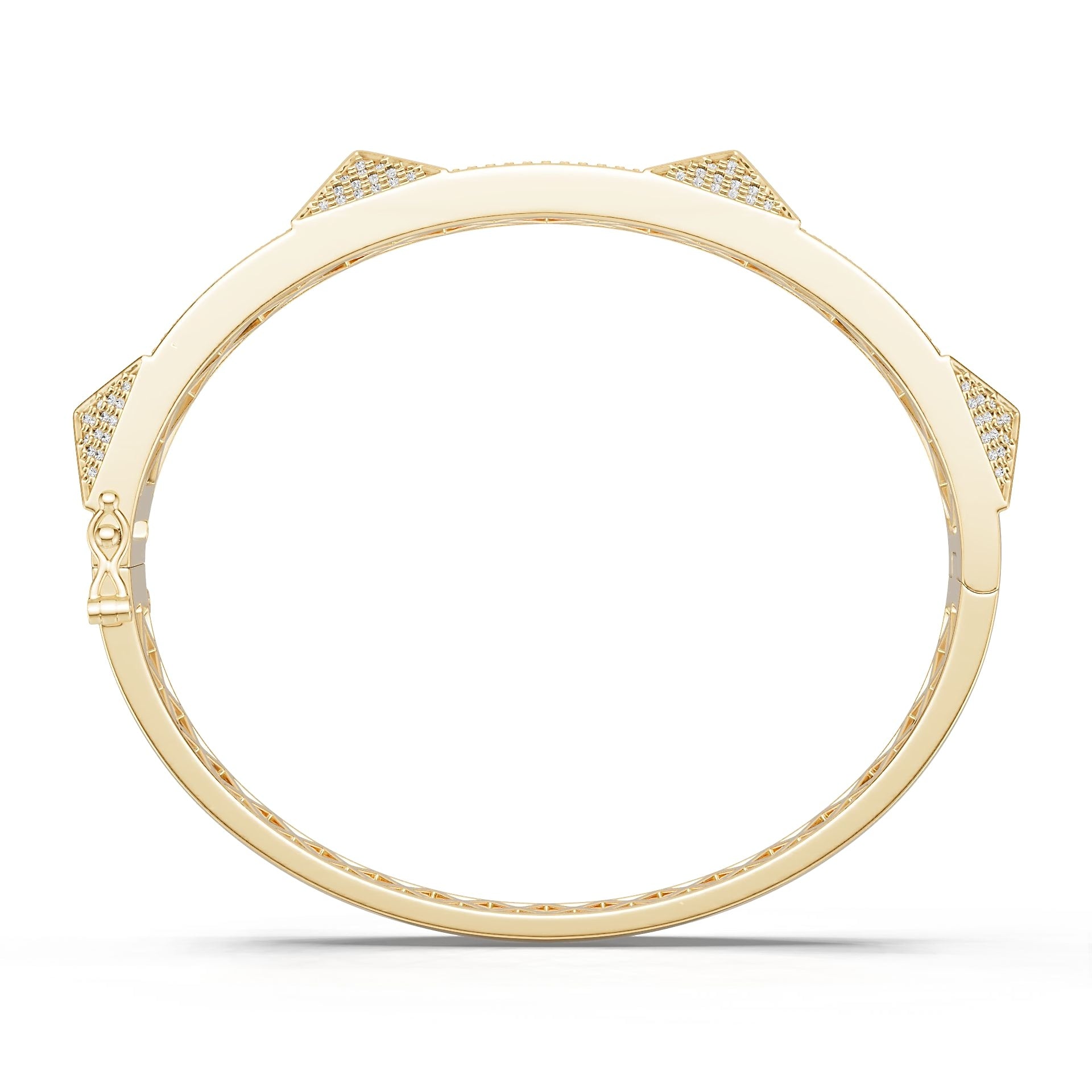 18K Gold Semi Mount Ring Setting Round Ro 6x6mm Syz Jewelry