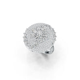 Monture de bague semi-montée en argent sterling, forme poire PE 5X3mm