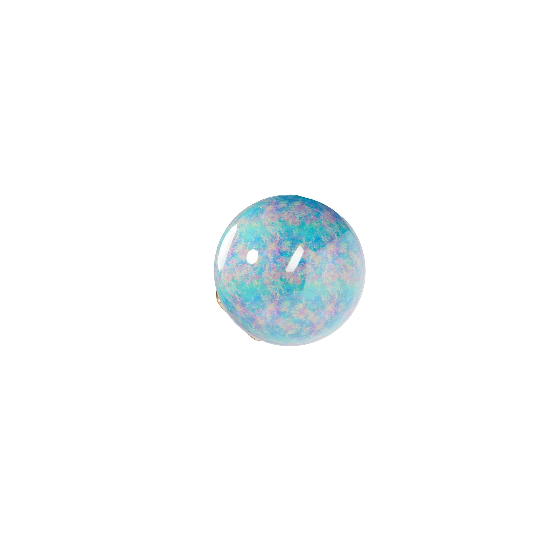 Platinum Semi Mount Pendant Setting Round Ro 5x13mm Syz Jewelry