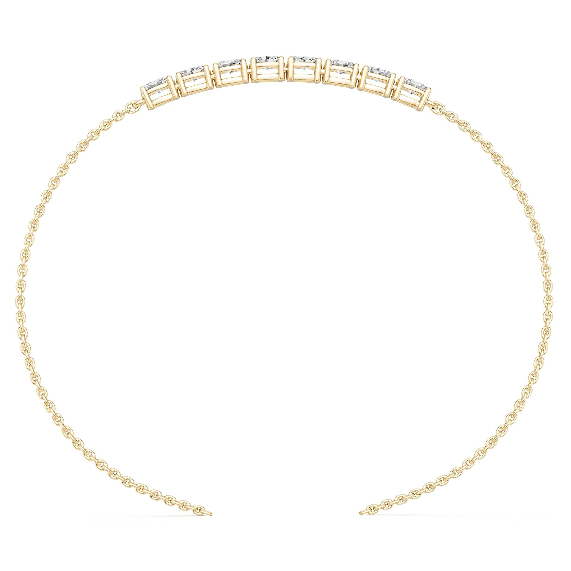 10K Gold Semi Mount Bracelet Setting Oval Ov 5x3mm Syz Jewelry