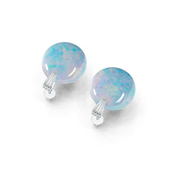 Sterling Silver Semi Mount Earrings Setting Round RD 20x20mm DHJ