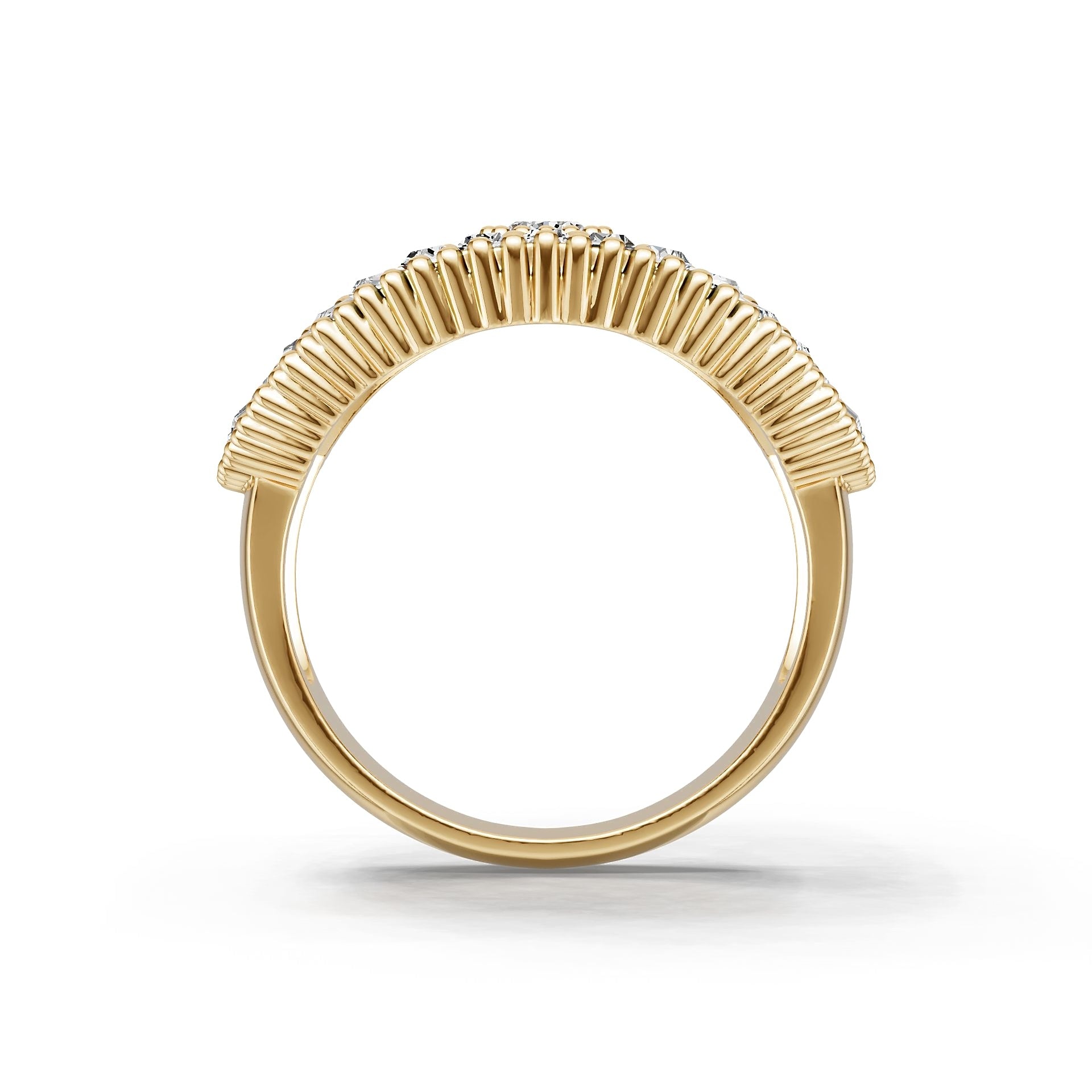 Sterling Silver Semi Mount Ring Setting Round RD Cluster Áæ§Èï∂mm DHJ