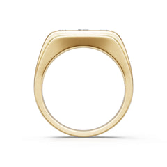 14K Gold Semi Mount Ring Setting Round Ro 5x5mm Diamond Accent Syz Jewelry