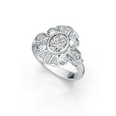 Sterling Silver Semi Mount Ring Setting Oval OV 8X6mm DHJ