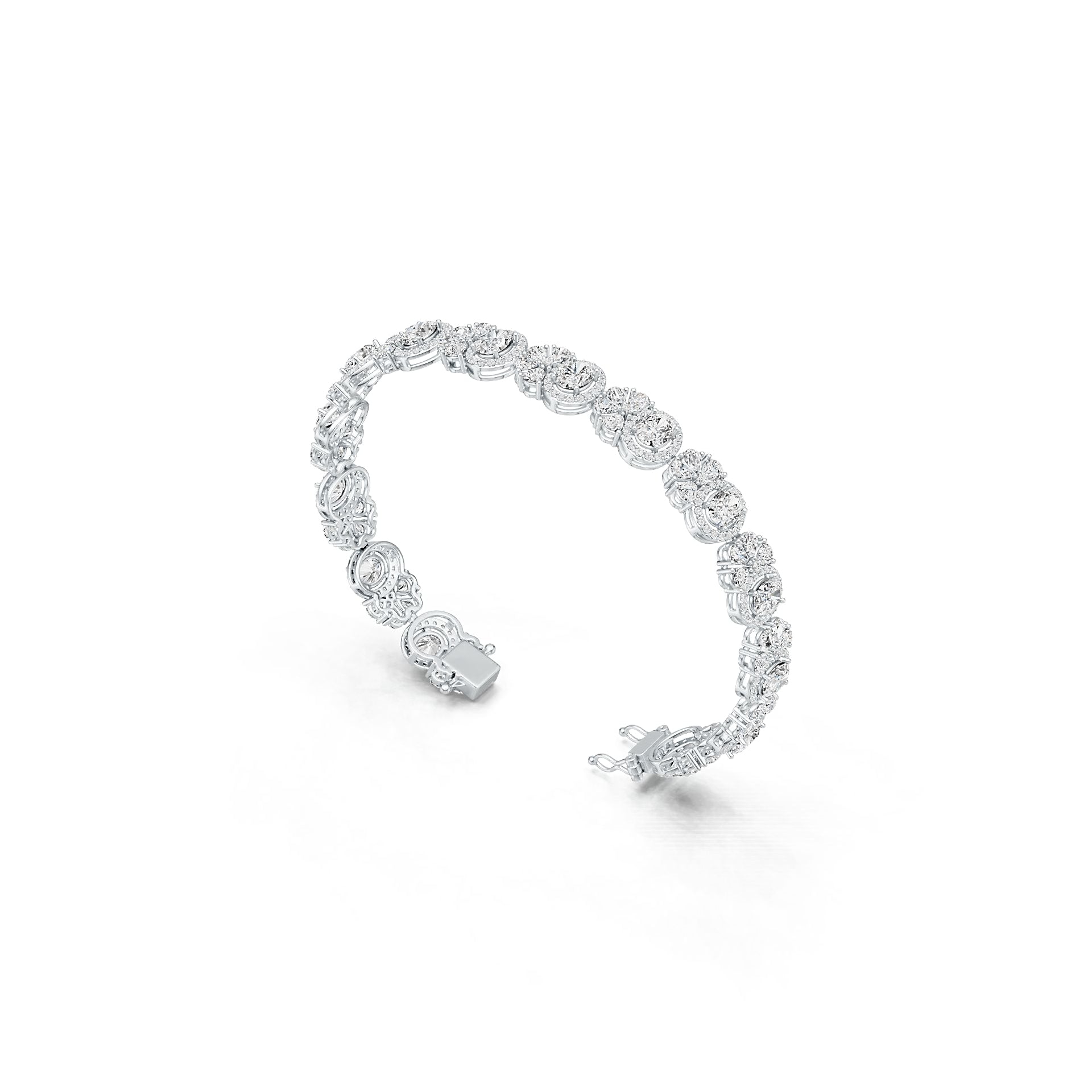 Sterling Silver Semi Mount Bracelet Setting Oval OV 7X5mm DHJ
