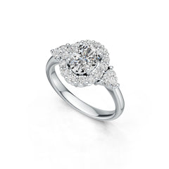 Sterling Silver Semi Mount Ring Setting Oval OV 8X6mm DHJ