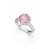 Sterling Silver Semi Mount Ring Setting Round RD 12x12mm Solitaire DHJ