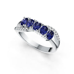 Sterling Silver Semi Mount Ring Setting Oval OV 4X3mm Syzjewelry