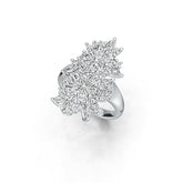 Sterling Silver Semi Mount Ring Setting Pear PE 5X3mm DHJ