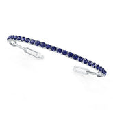 Sterling Silver Semi Mount Bracelet Setting Round Ro 4x4mm DHJ