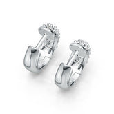 Sterling Silver Semi Mount Earrings Setting Round RD 2x2mm DHJ