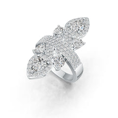 Sterling Silver Semi Mount Ring Setting Pear PE 8X6mm HT 5X5mm DHJ