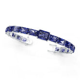 Sterling Silver Semi Mount Bracelet Setting Emerald OCT 12x10mm OCT 9x7mm DHJ