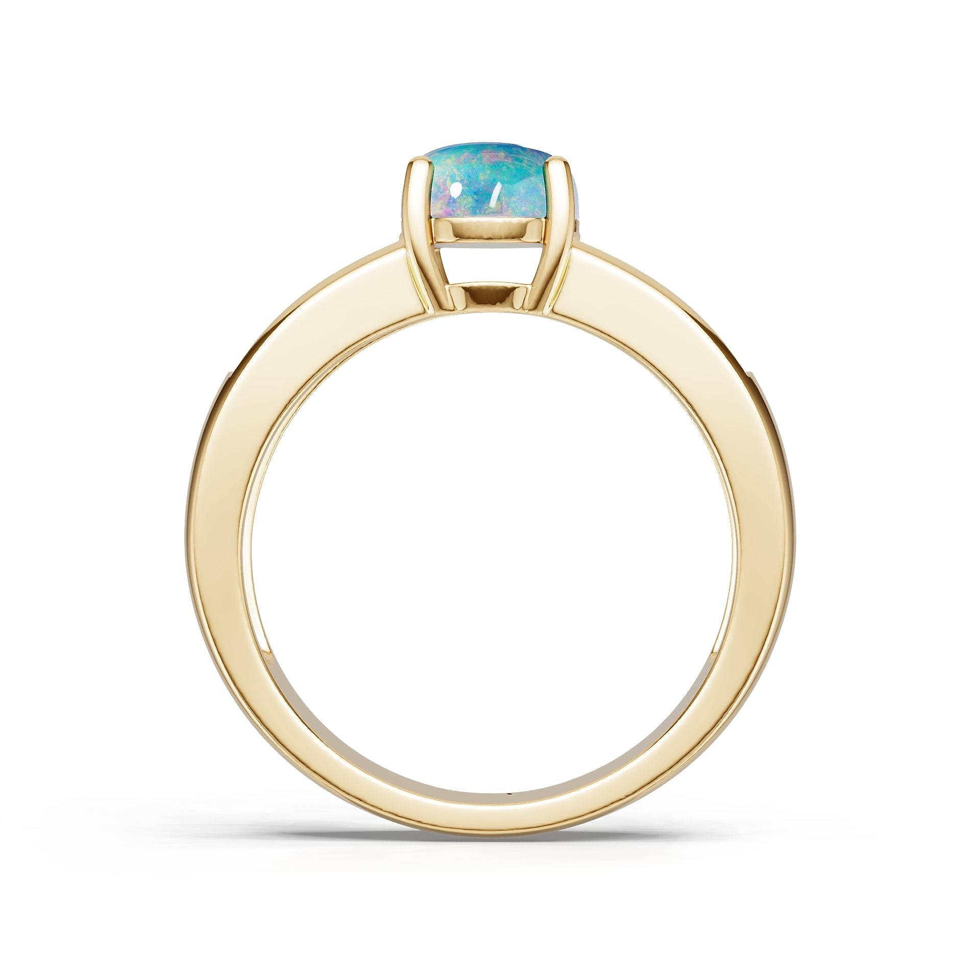 14K Gold Semi Mount Ring Setting Round Ro 9x7mm Diamond Accent Syz Jewelry