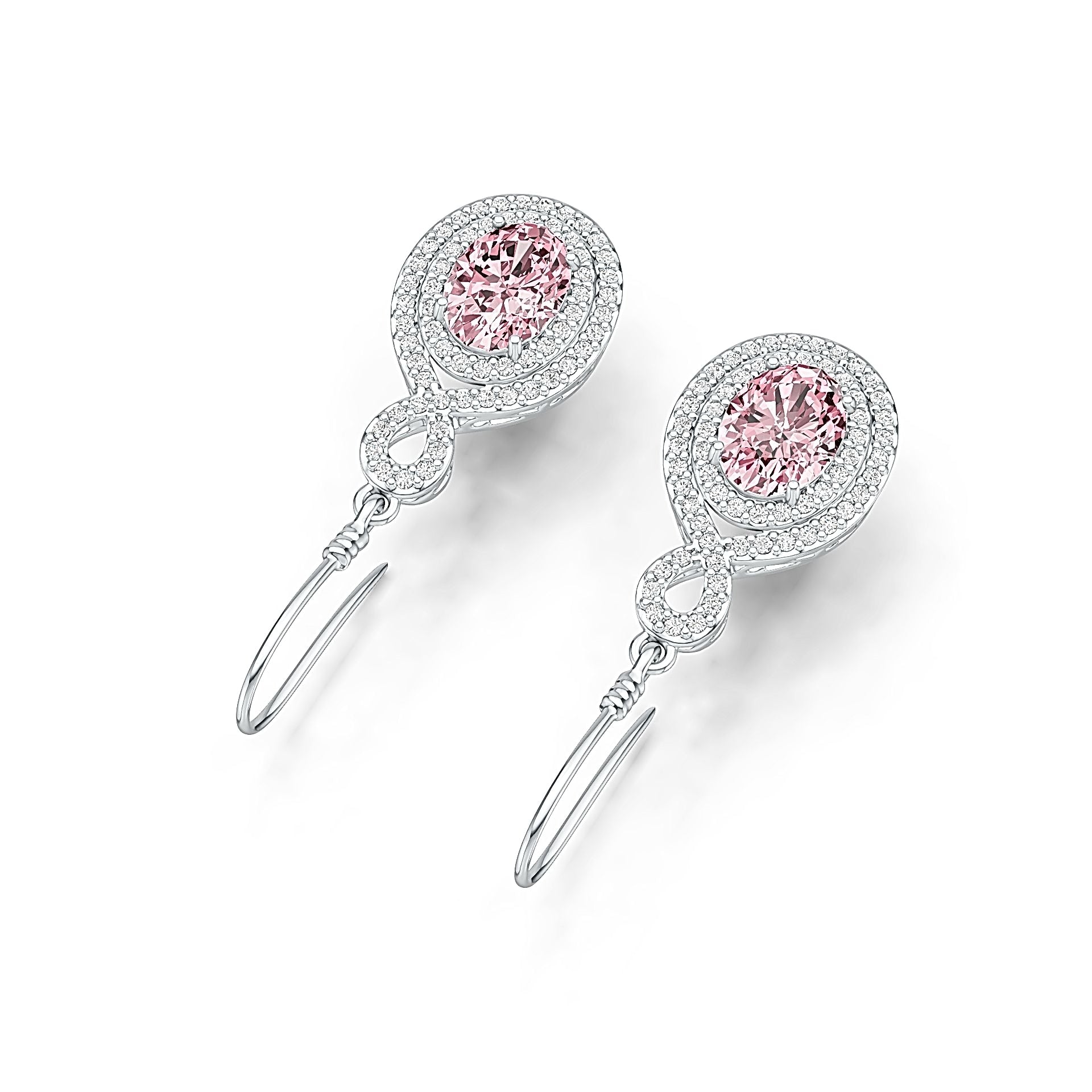 Sterling Silver Semi Mount Earrings Setting Oval OV 8X6mm DHJ