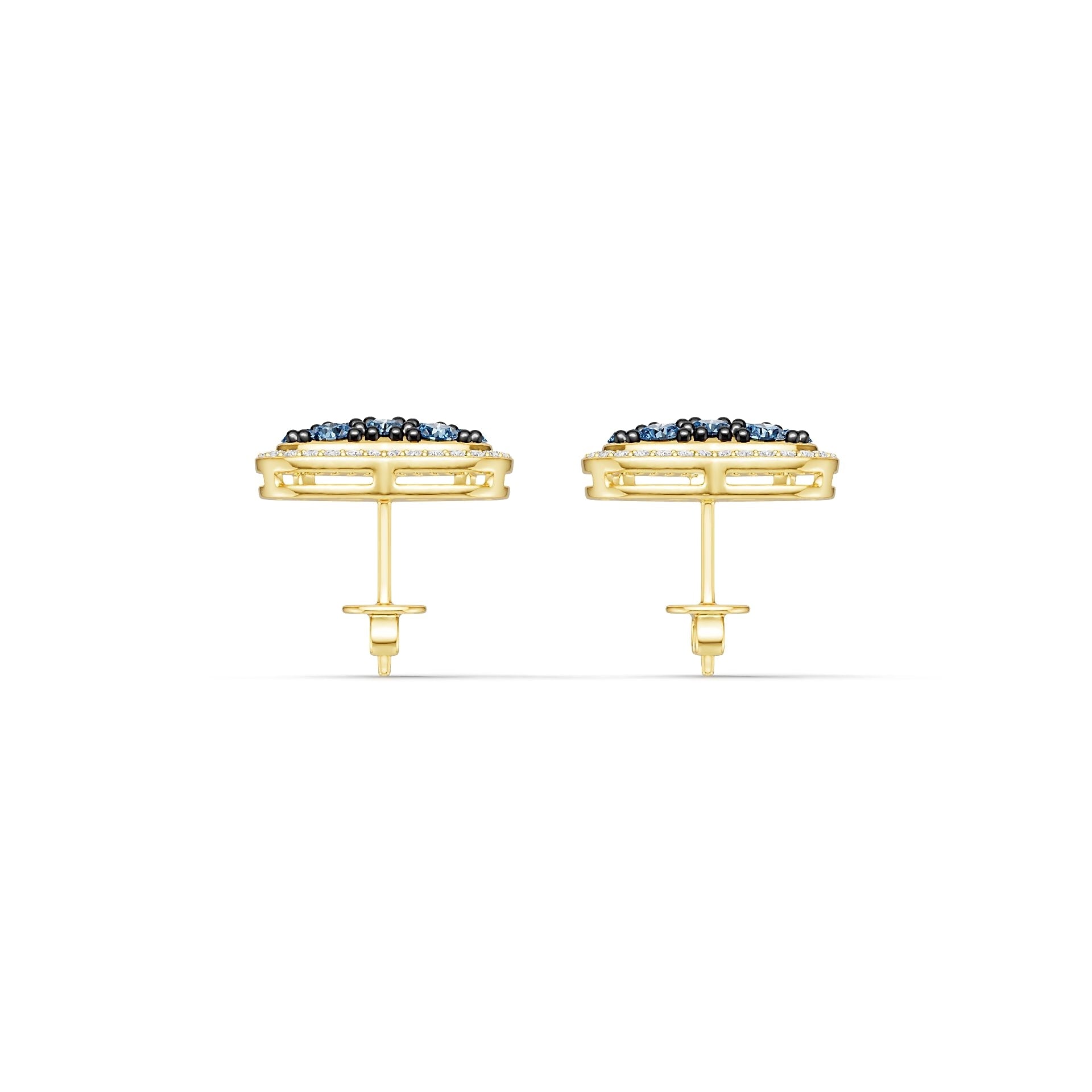 10K 14K Gold or 14K Gold Semi Mount Earrings Setting Round Rd Diamond Accent Syzjewelry