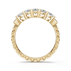 Platinum Semi Mount Ring Setting Oval Ov 4x3mm Diamond Accent Syz Jewelry