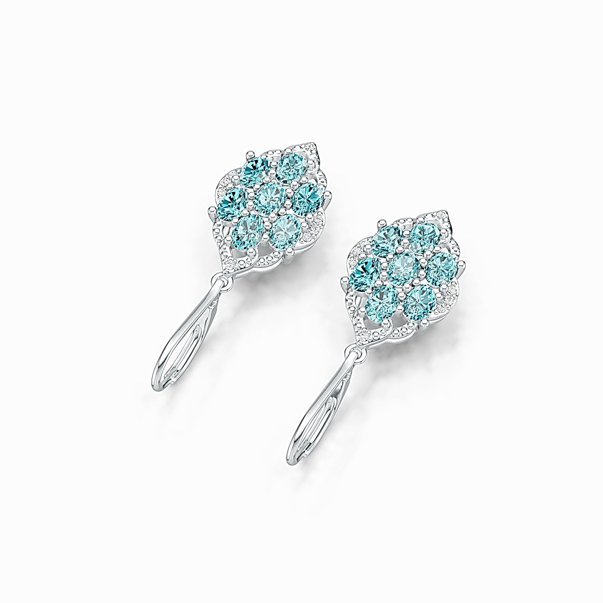 Sterling Silver Semi Mount Earrings Setting Oval OV 4x3mm Syzjewelry