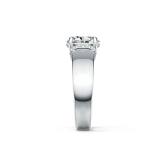 18K Gold Semi Mount Ring Setting Oval OV 9X7mm Diamond Accent DHJ